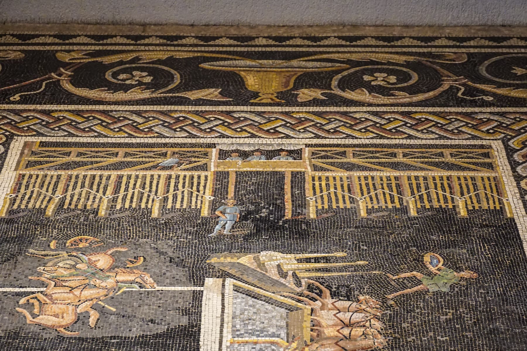 Circus Games Mosaic Starting Gates