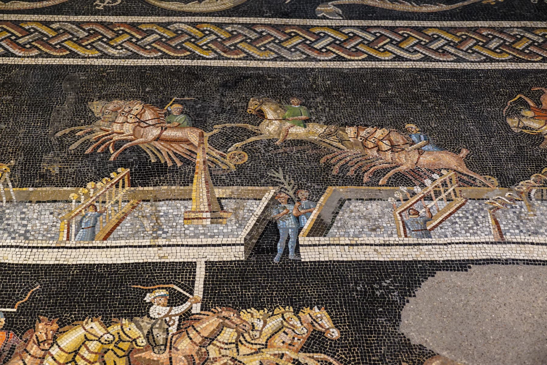 Circus Games Mosaic Spina Detail