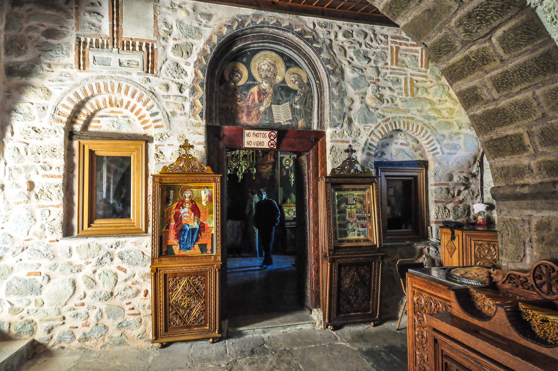 Varlaam Entrance to Church