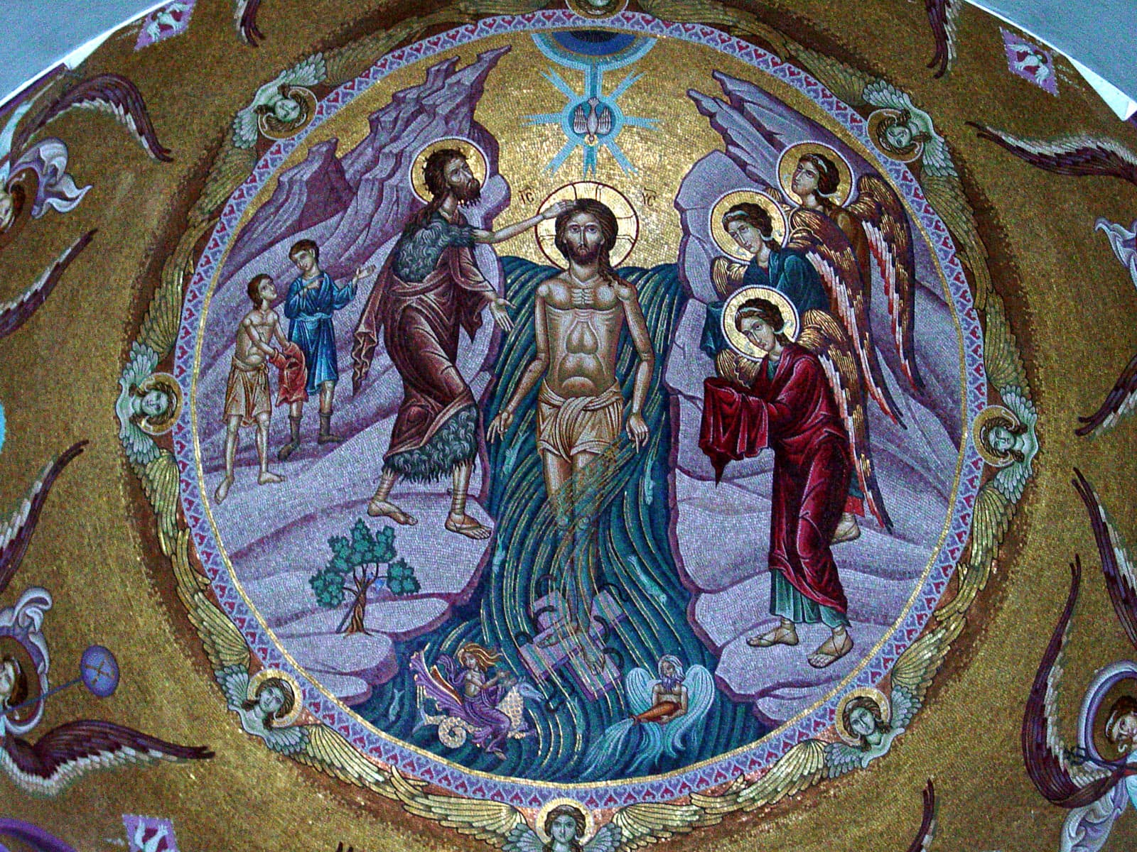 Interior of Dome of Church