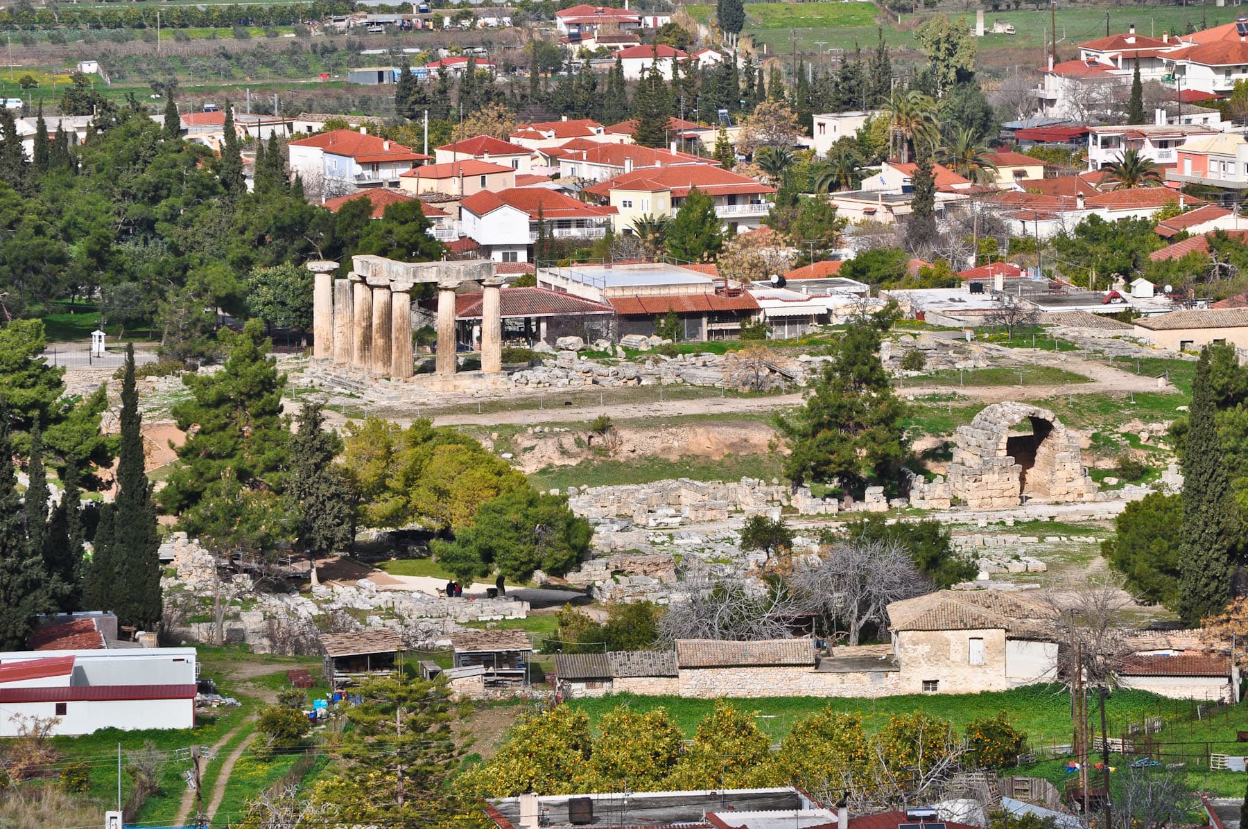 General View Apollo Temple