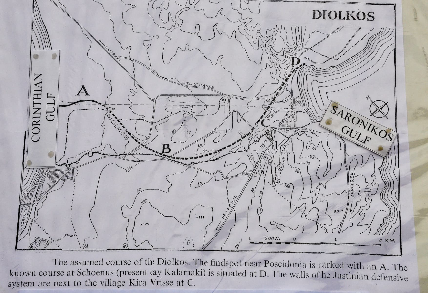 Map of Diolkos