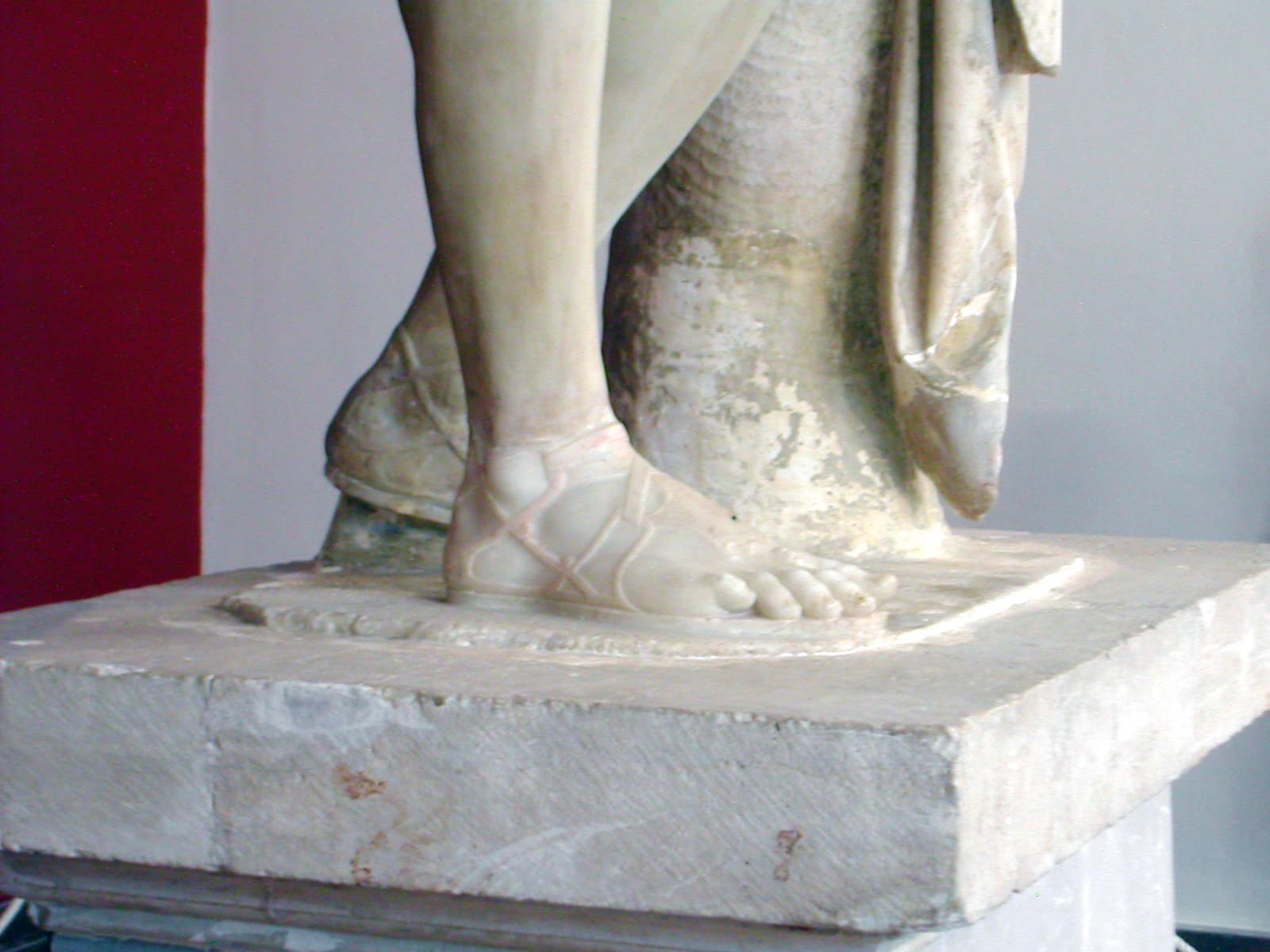 Hermes of Praxiteles Sandal
