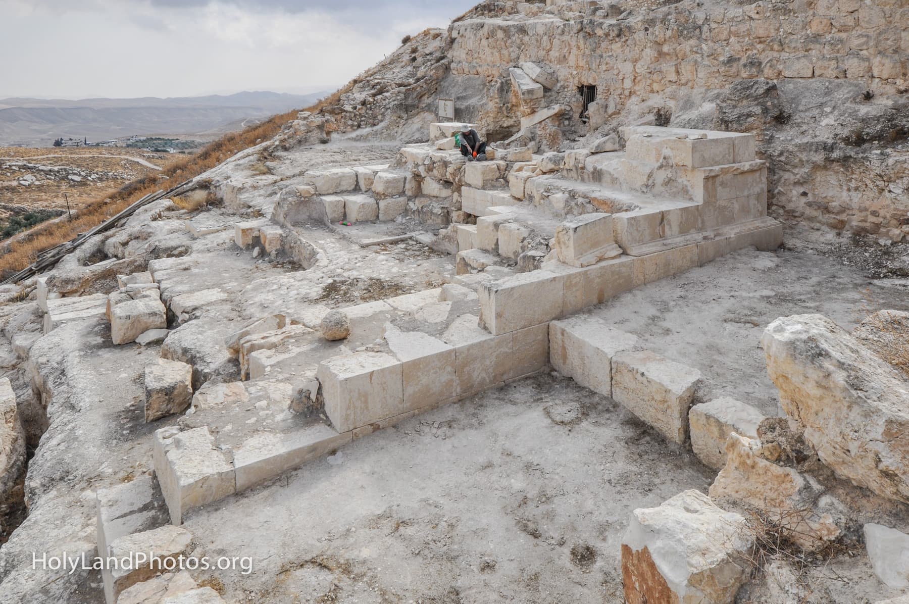 View of Excavations
