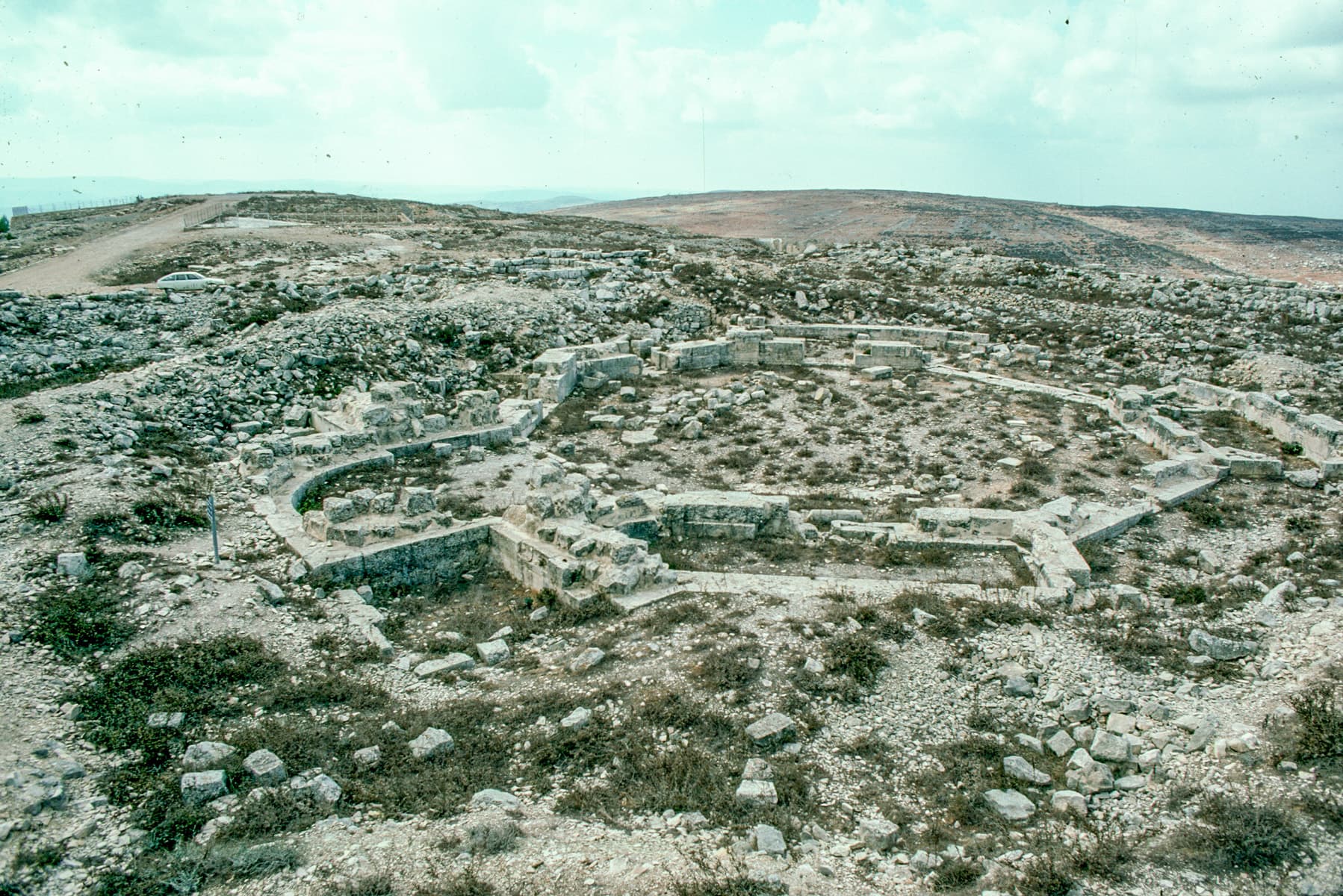 Octagonal Church Before Excavation