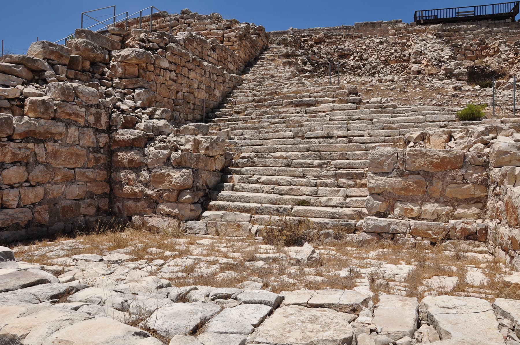 Gerizim Temple Staircase