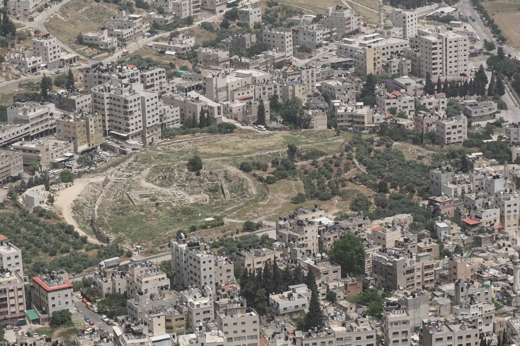 Shechem from Above