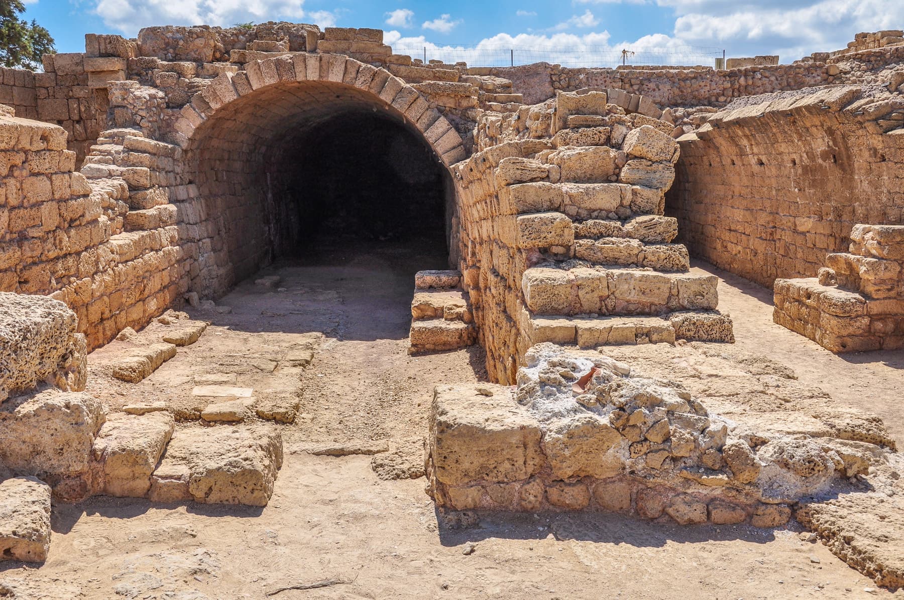 Entrance to Mithraeum