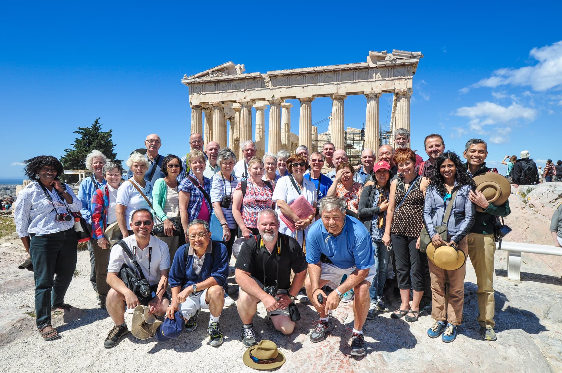 2014 Group On the Acropolis in Athens