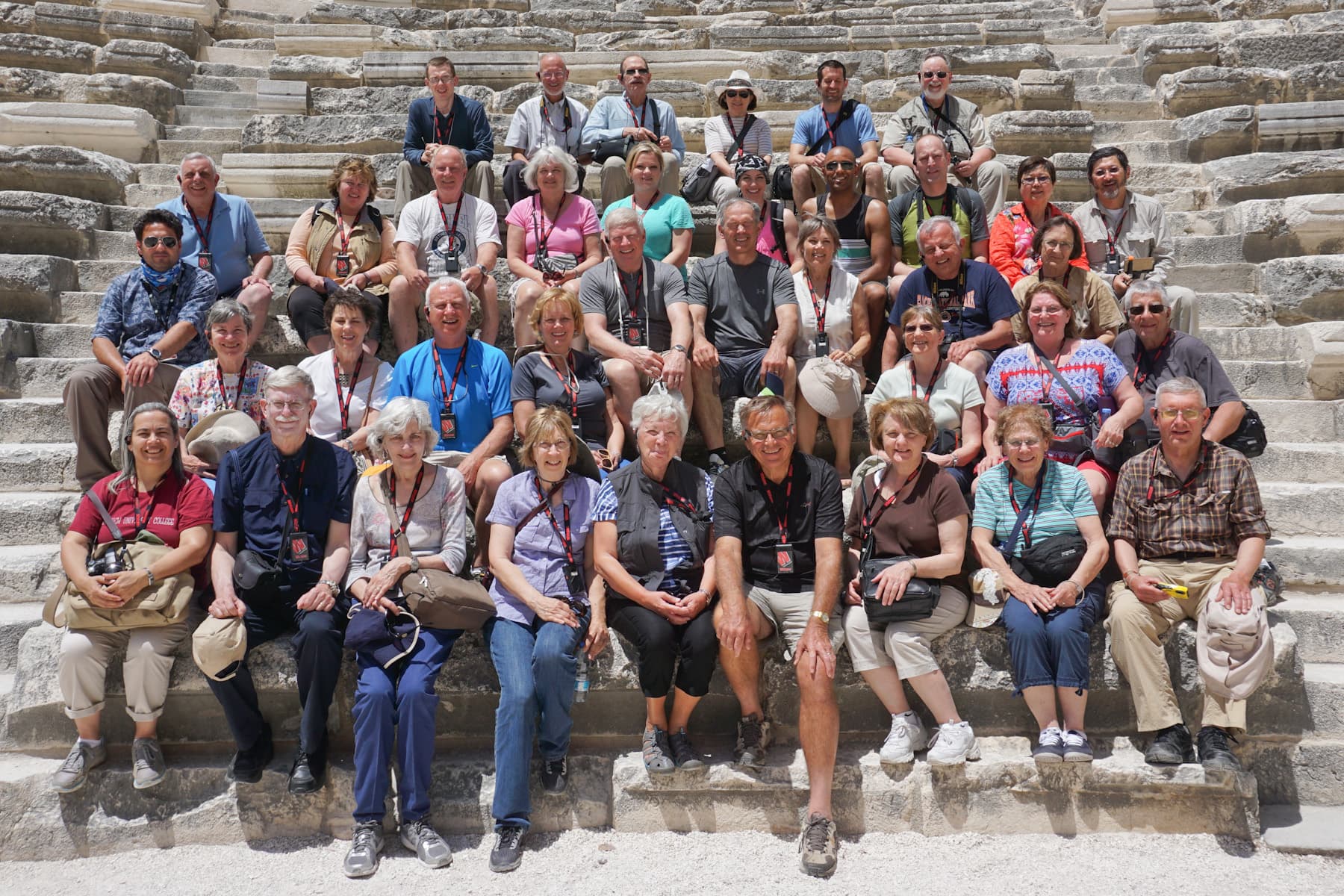 Our 2015 Group at Aspendos