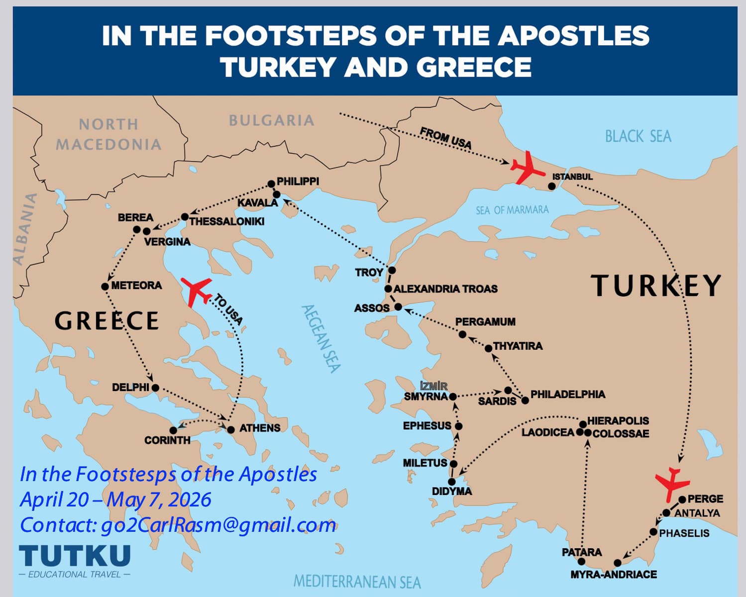 Turkey Greece Trip April May 2026