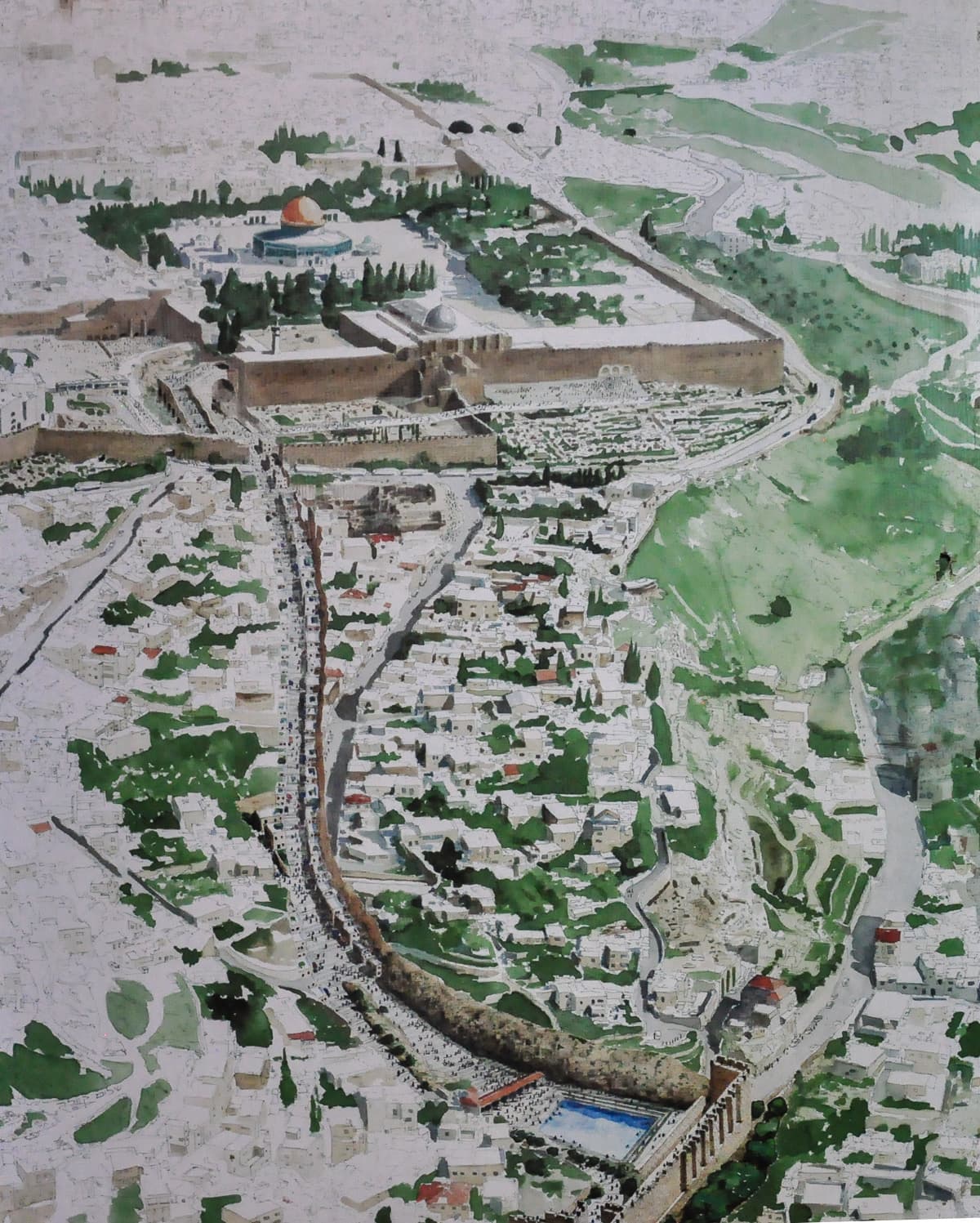 Pilgrims' Street Drawing
