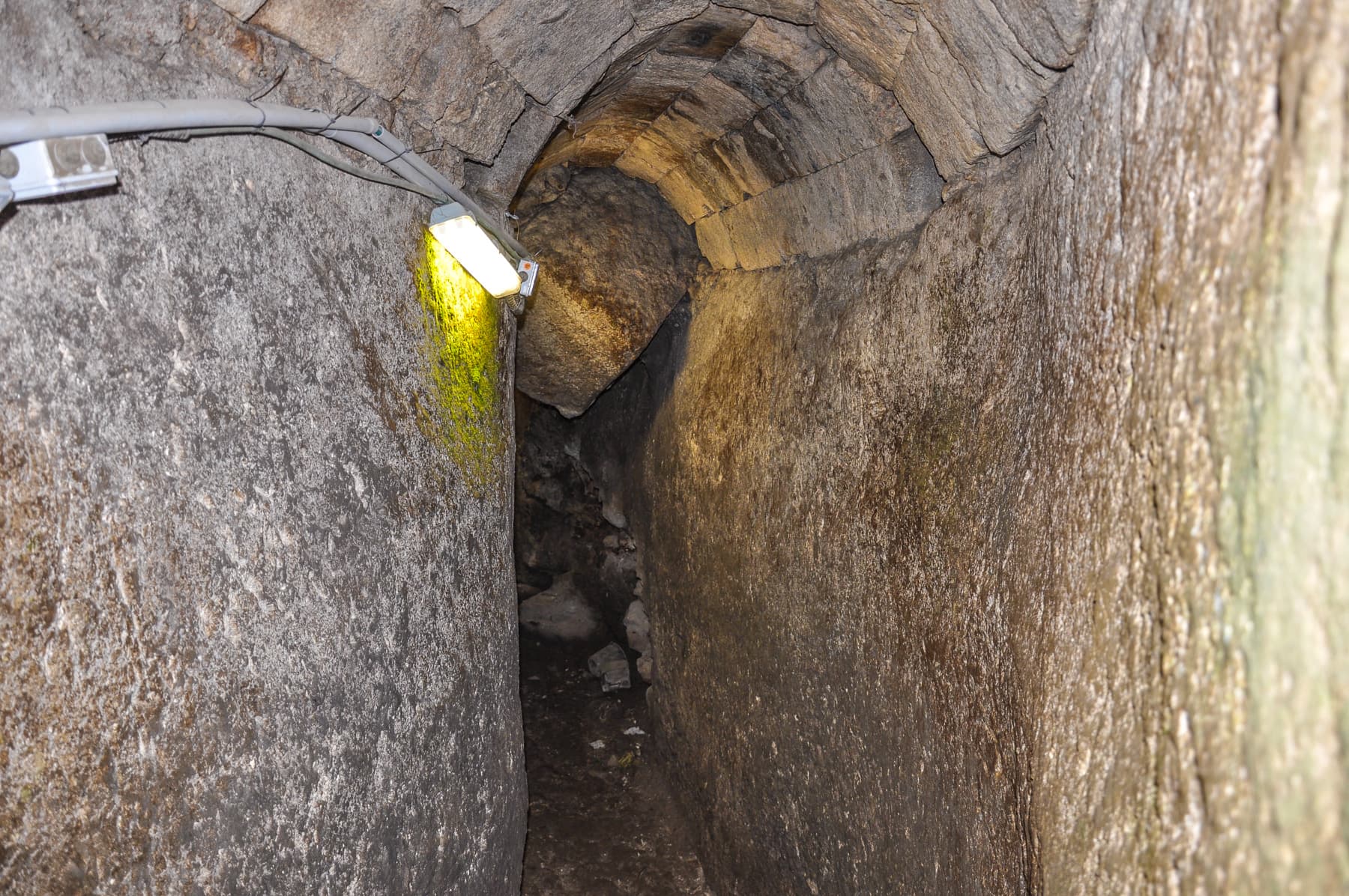 Rock Fall in Drain