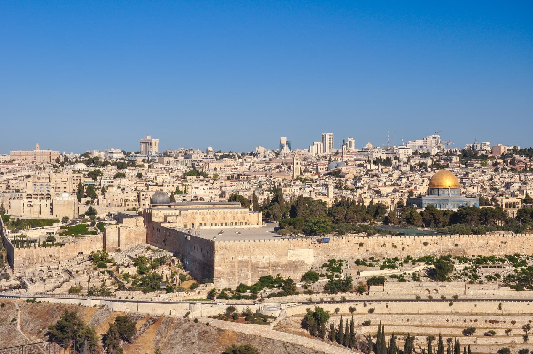 View from the Mount of Olives