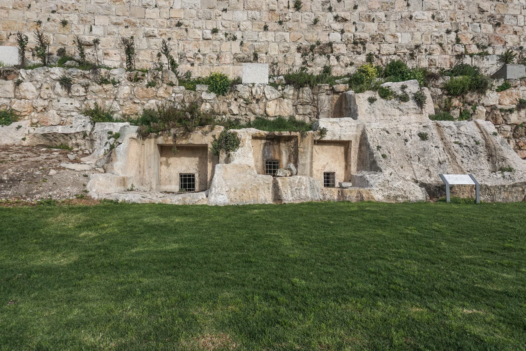 First Temple Tombs - West Wall