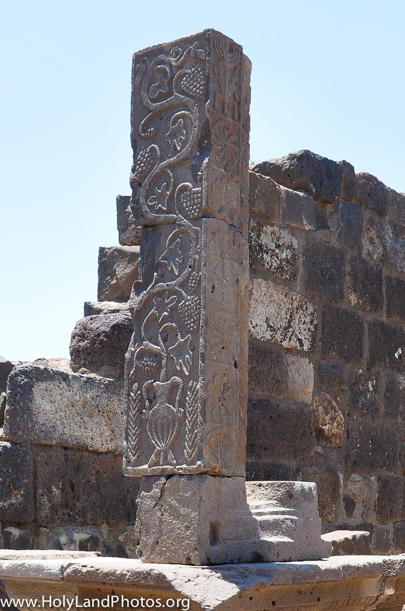 Column with Menorah