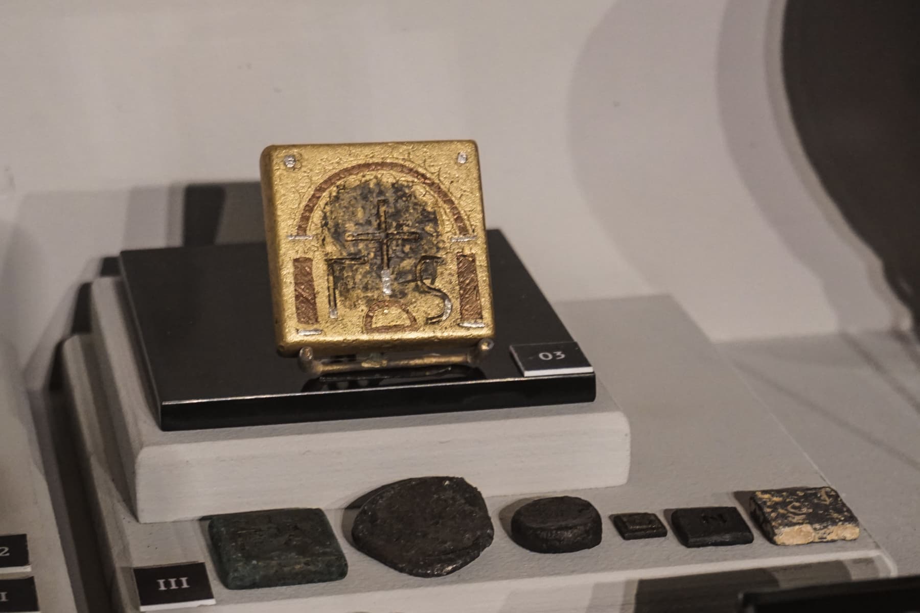 Brass Weight With Cross