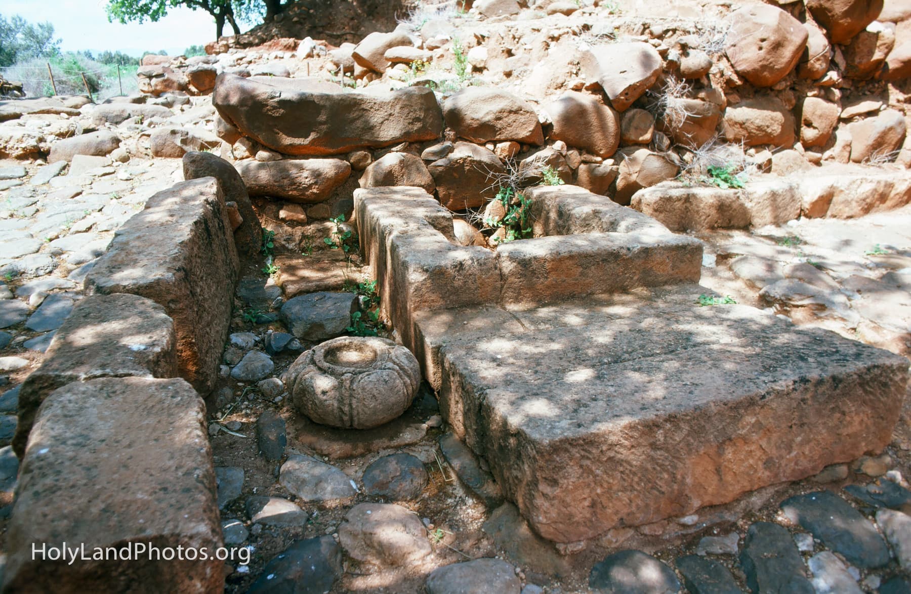 Stone Base at the Podium