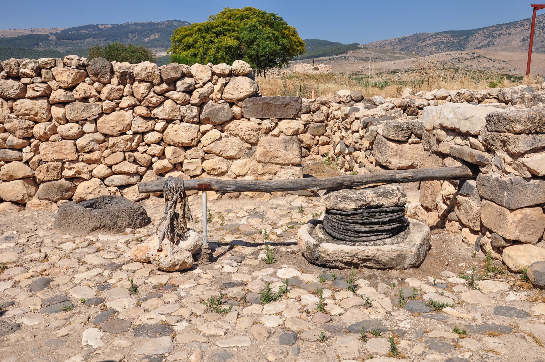 Olive Press at Hazor