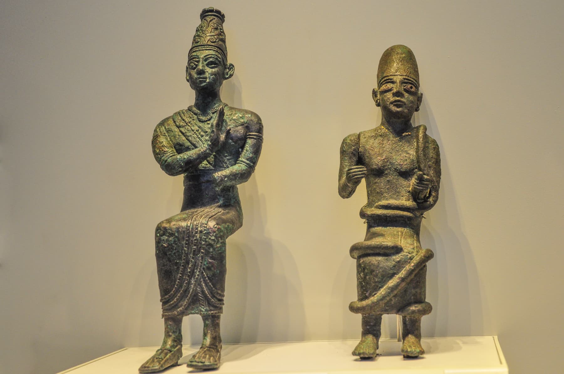 Statues of Deity and King