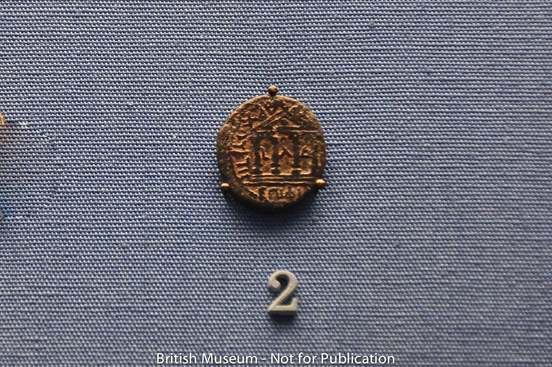 Coin with Temple