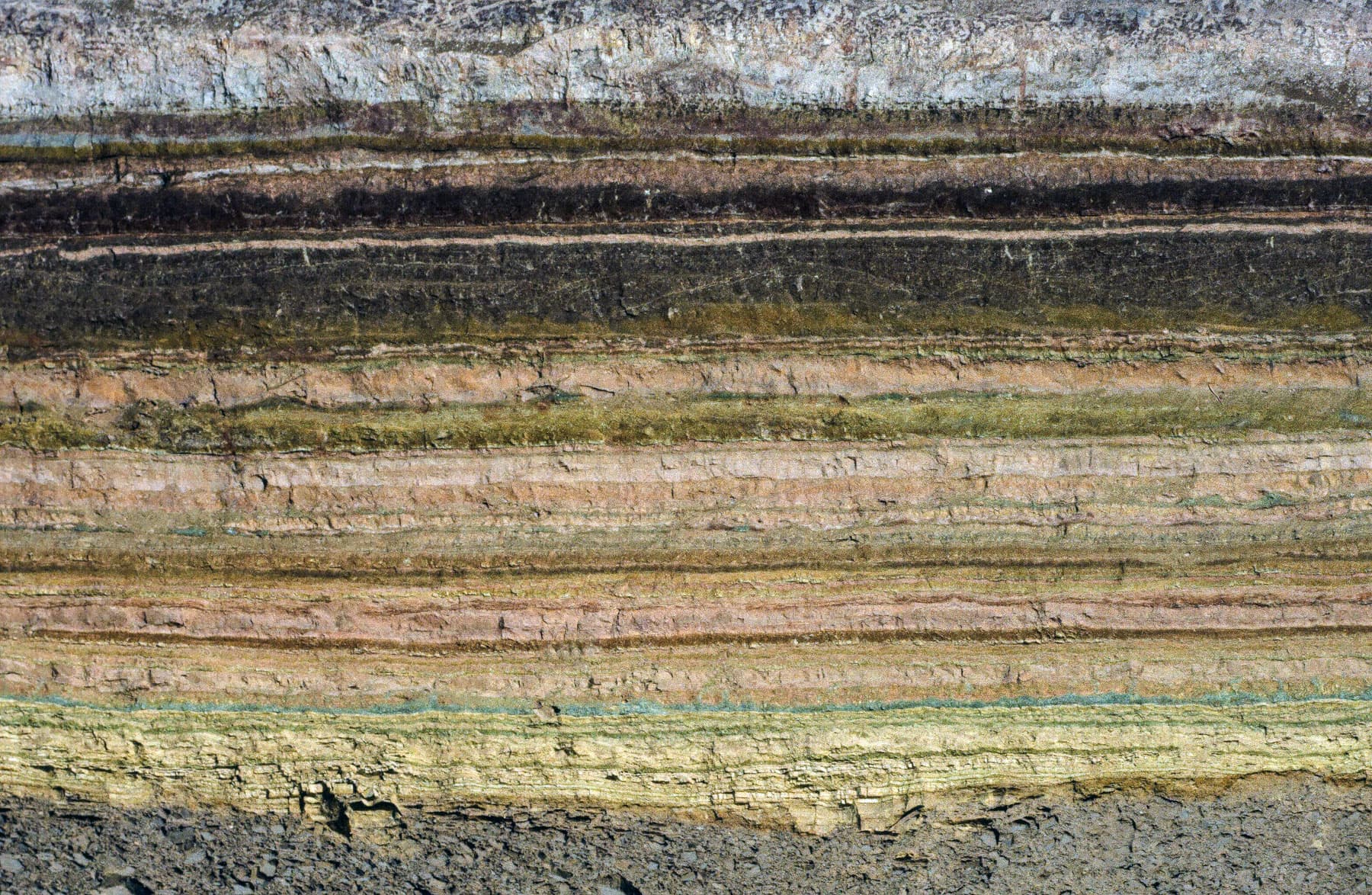Maktesh Ramon Rock Strata