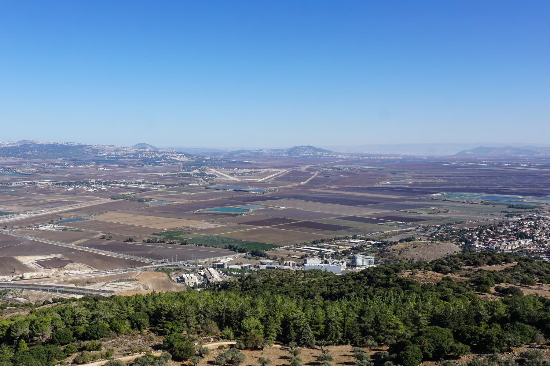 Jezreel Valley from Mt Carmel