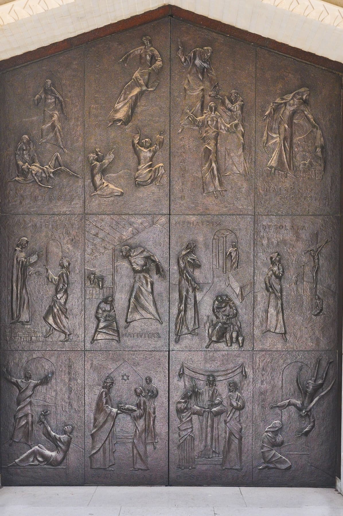 Marian Door Detail