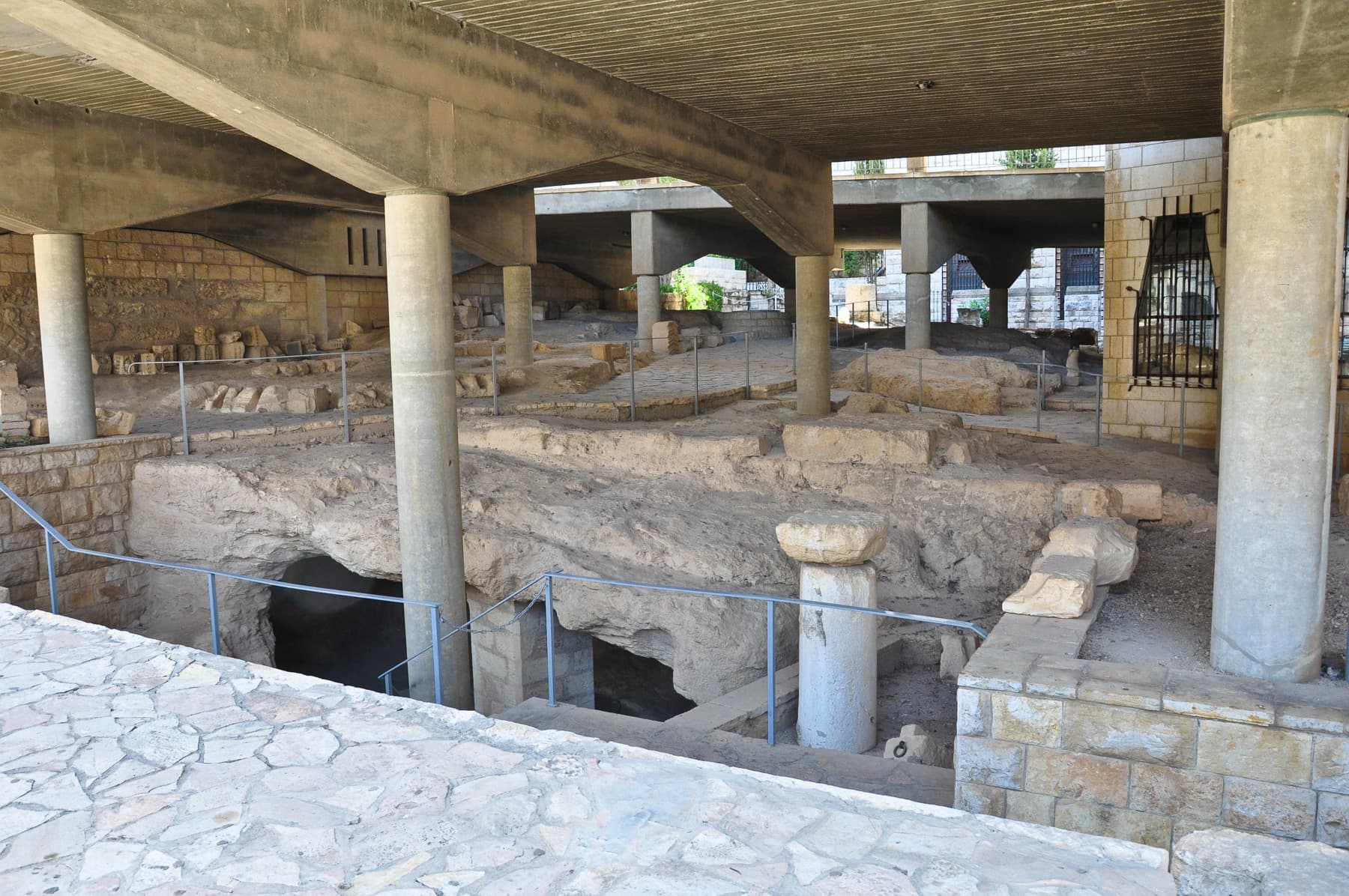 Excavations Under Atrium of Basilica