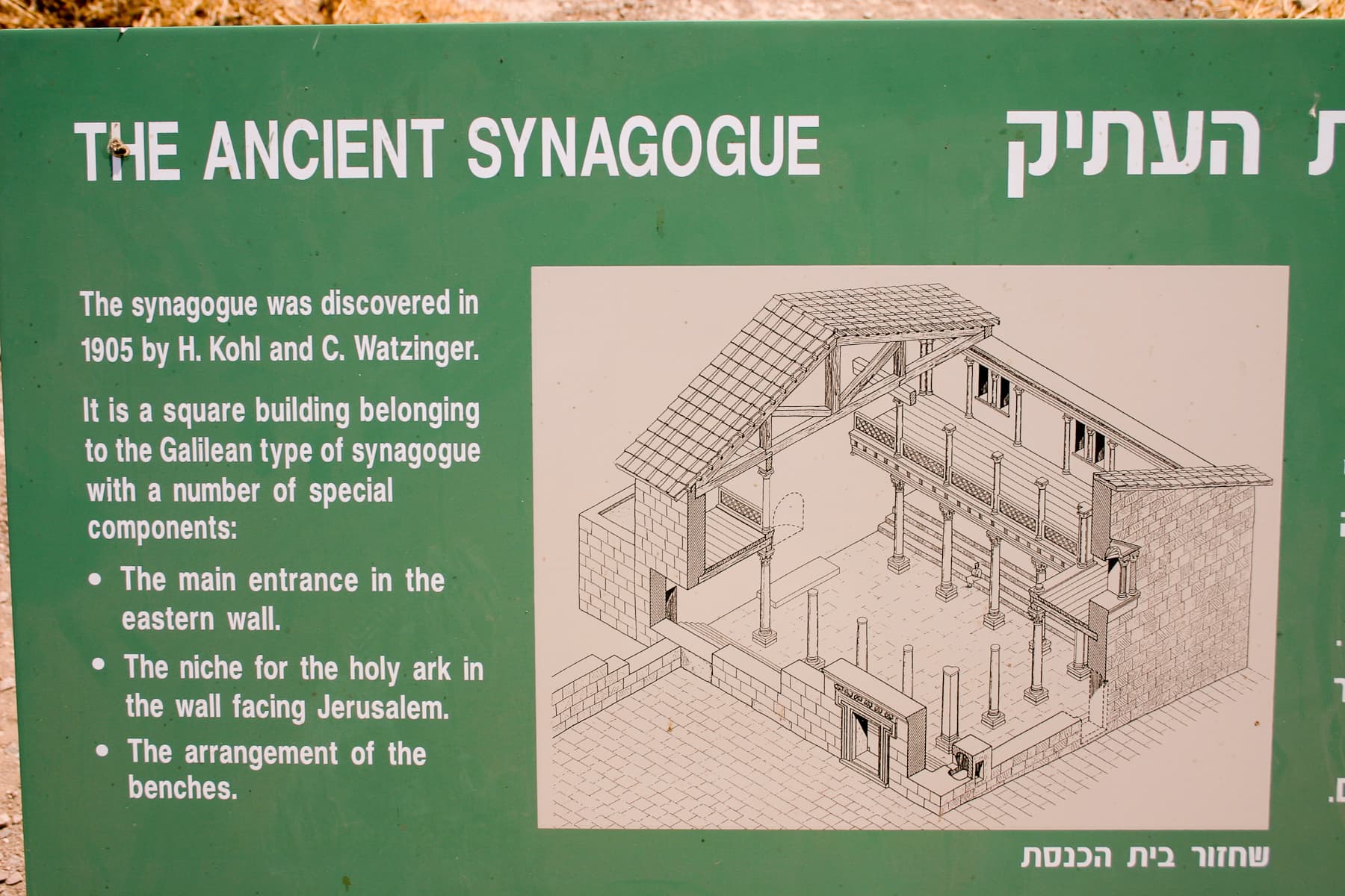 Synagogue Diagram