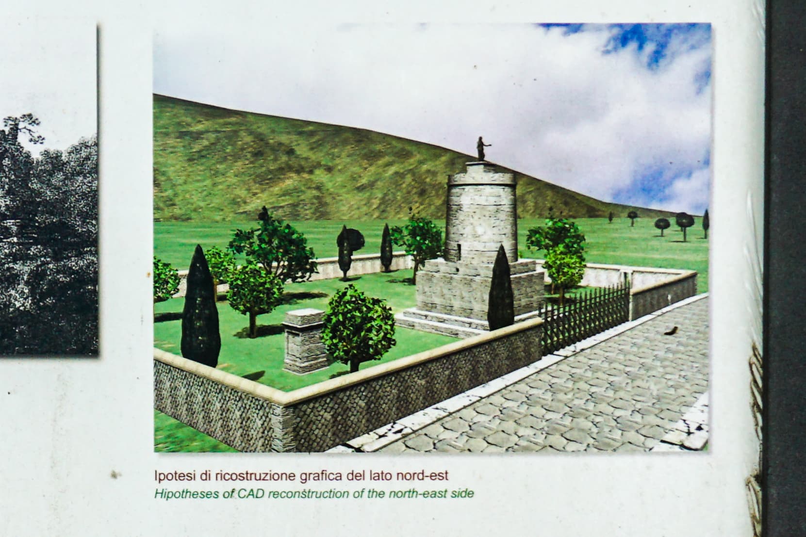 Tomb of Cicero Drawing