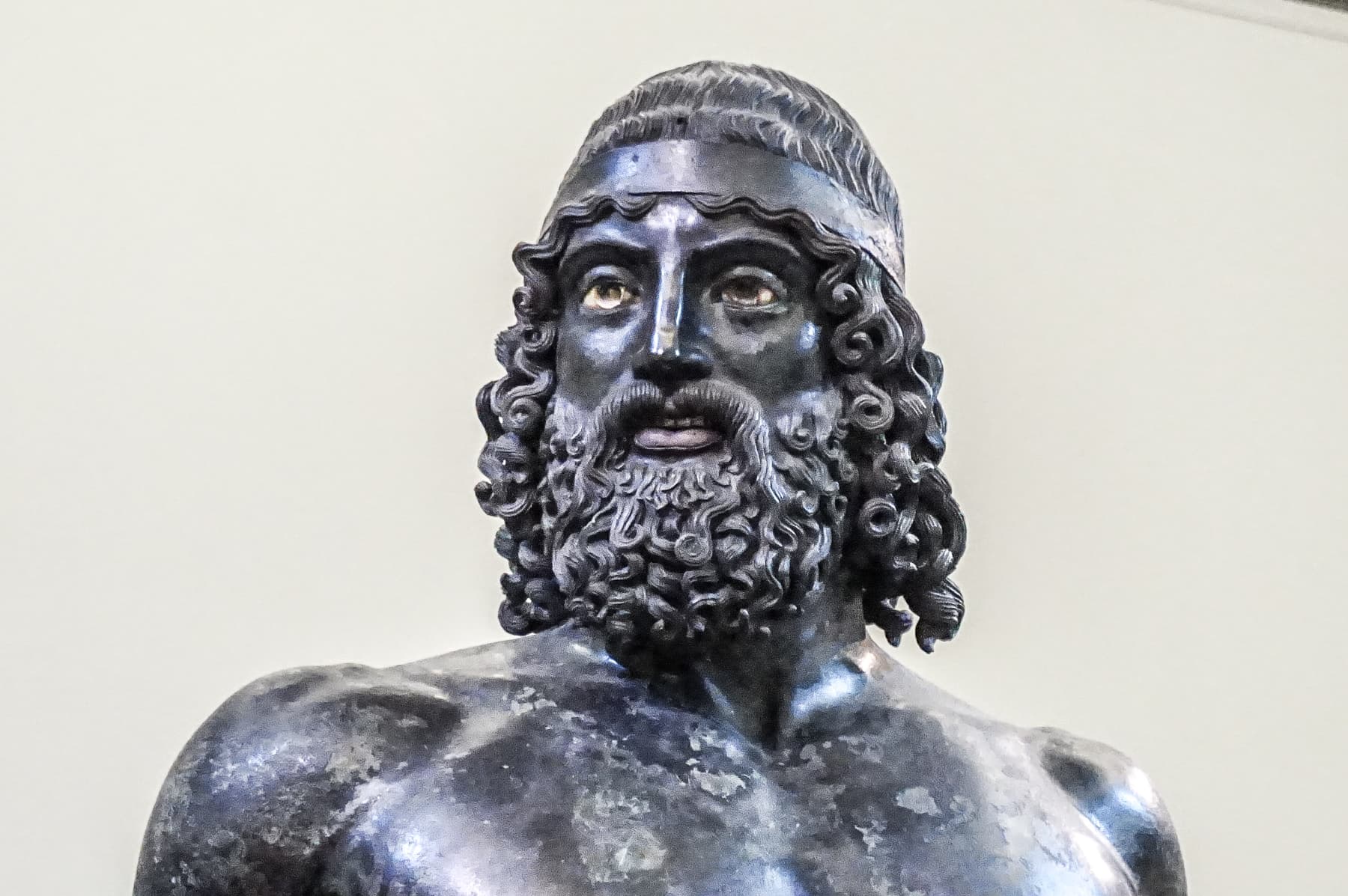 Riace Bronze Statue A Head