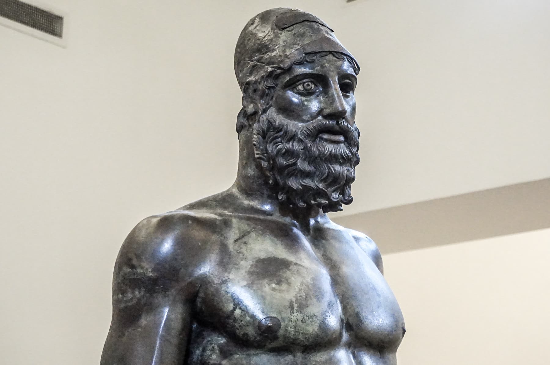 Riace Bronze Statue B Bust