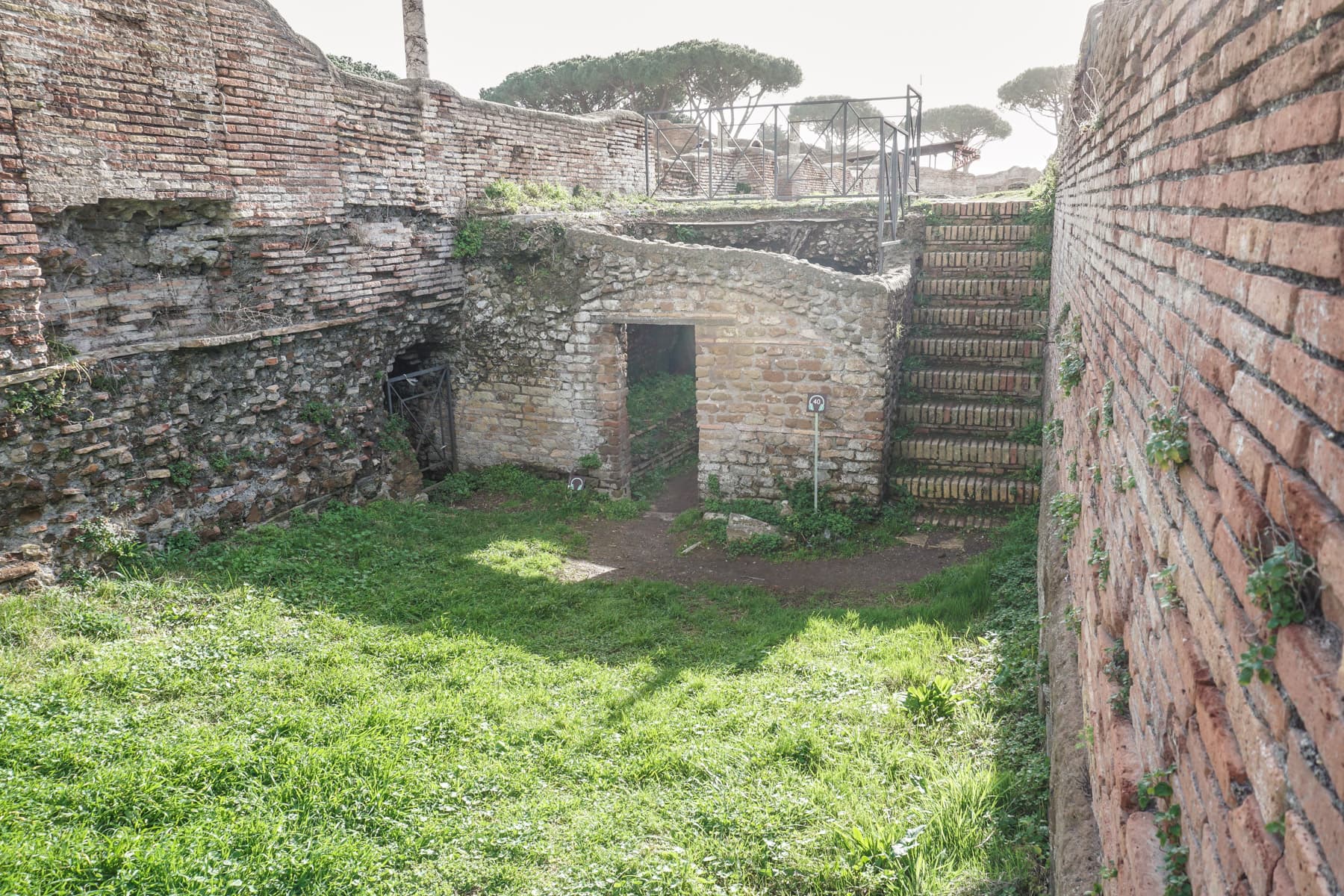 Entrance to Mithraeum