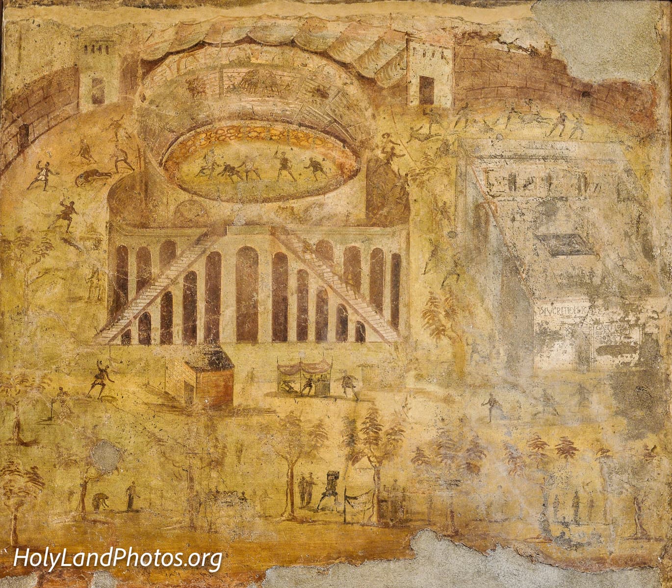 Amphitheater Ancient Painting