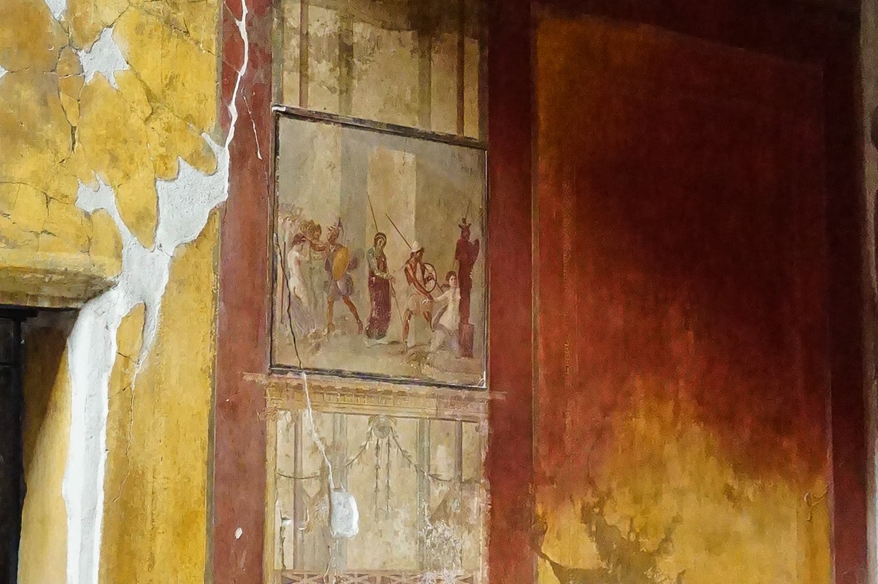 Fresco from Trojan War
