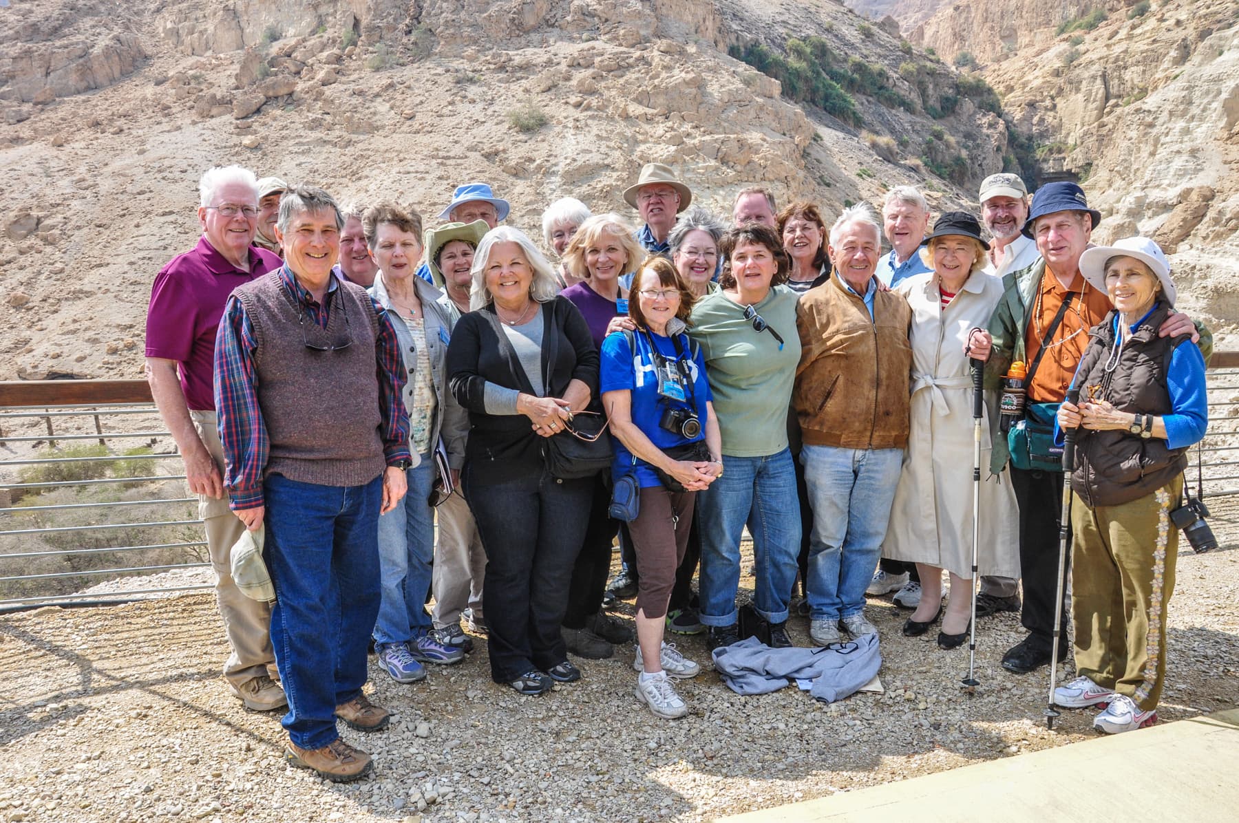 Group at En Gedi