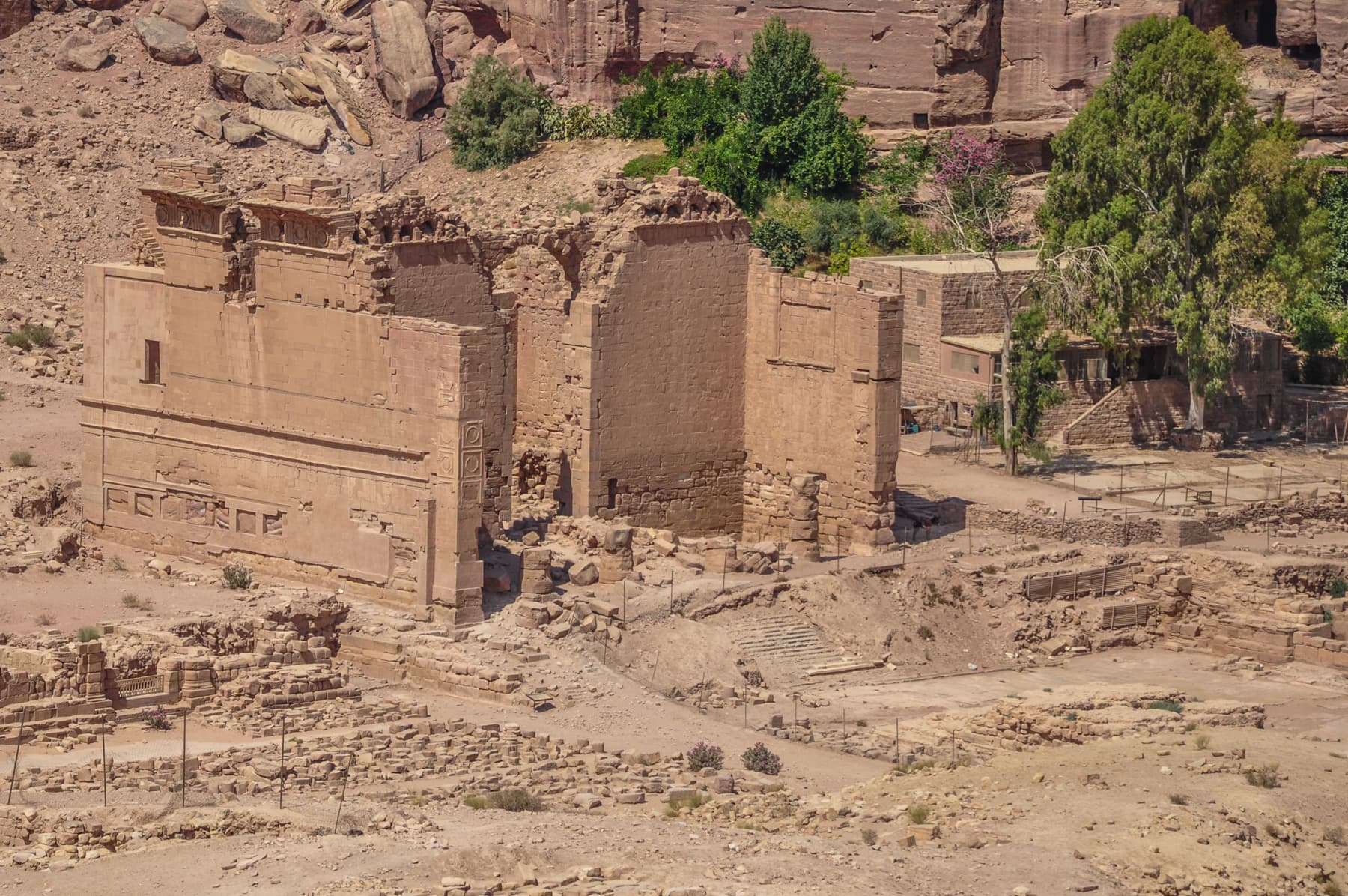 Qasr al-Bint From Above