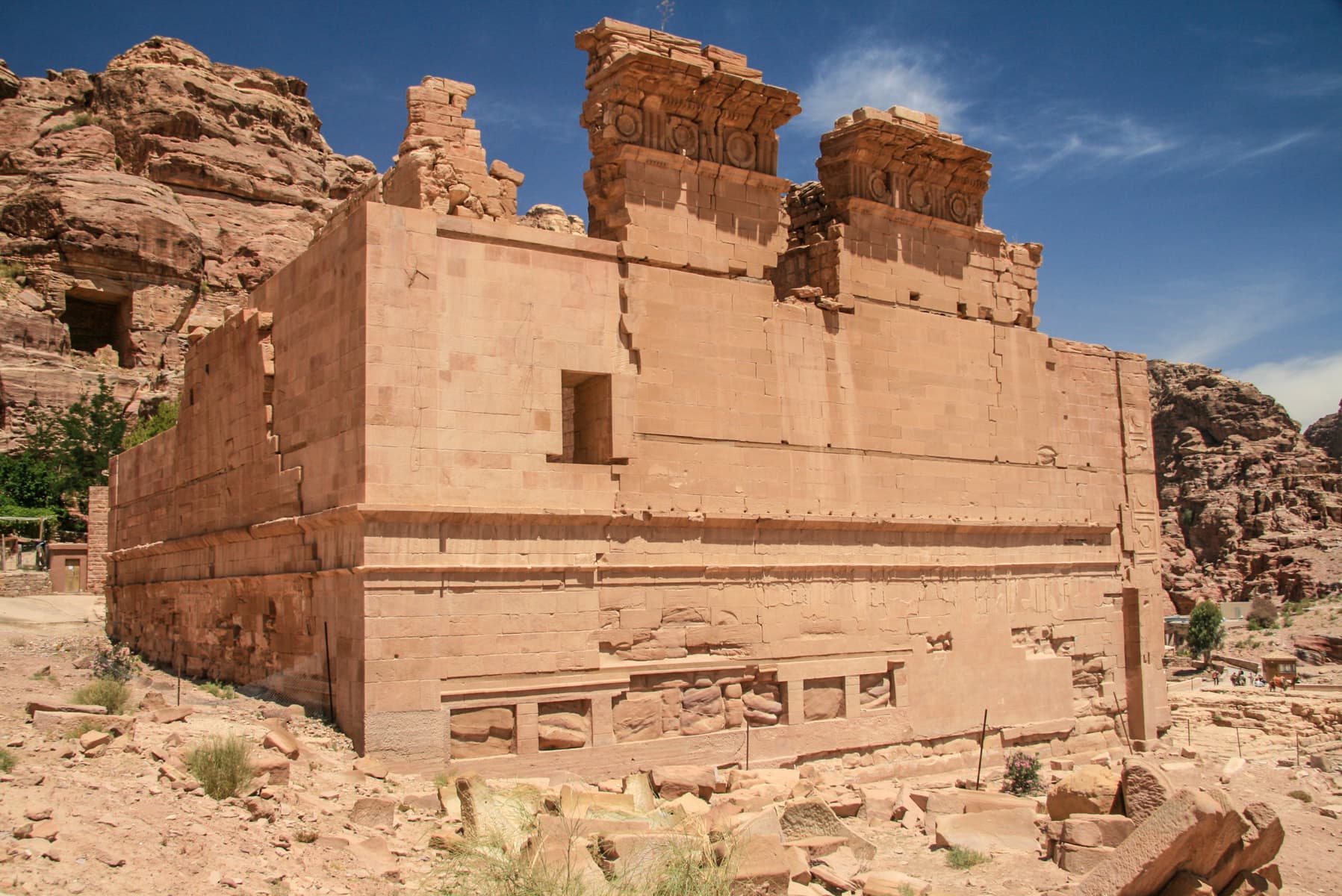 Qasr al-Bint East Wall