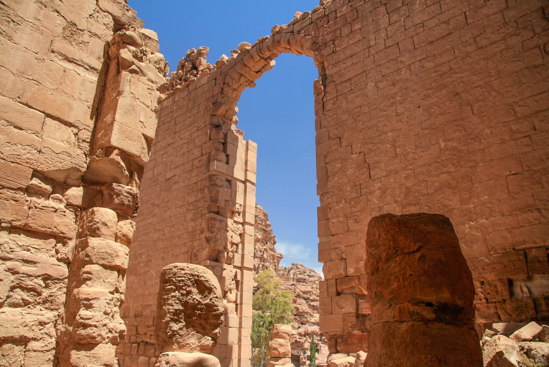 Qasr al-Bint Entrance