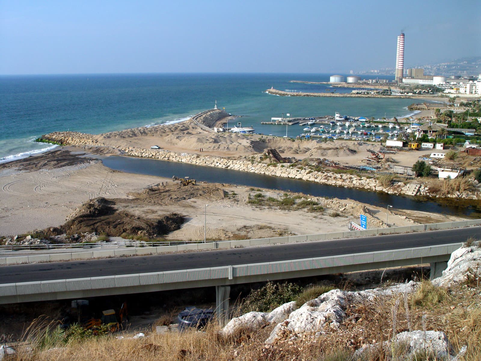 River Enters Sea