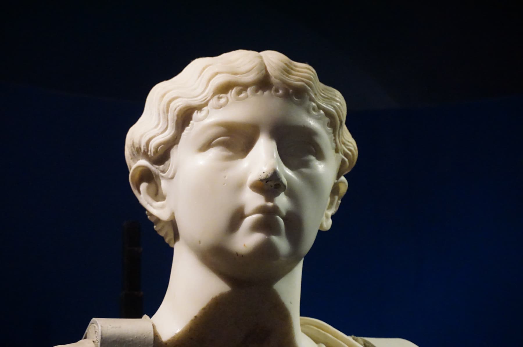 Statue of Caludia Antonia Detail