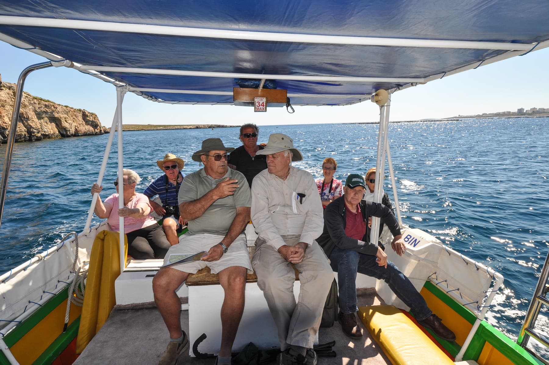 Bob and Jim on the Luzzu