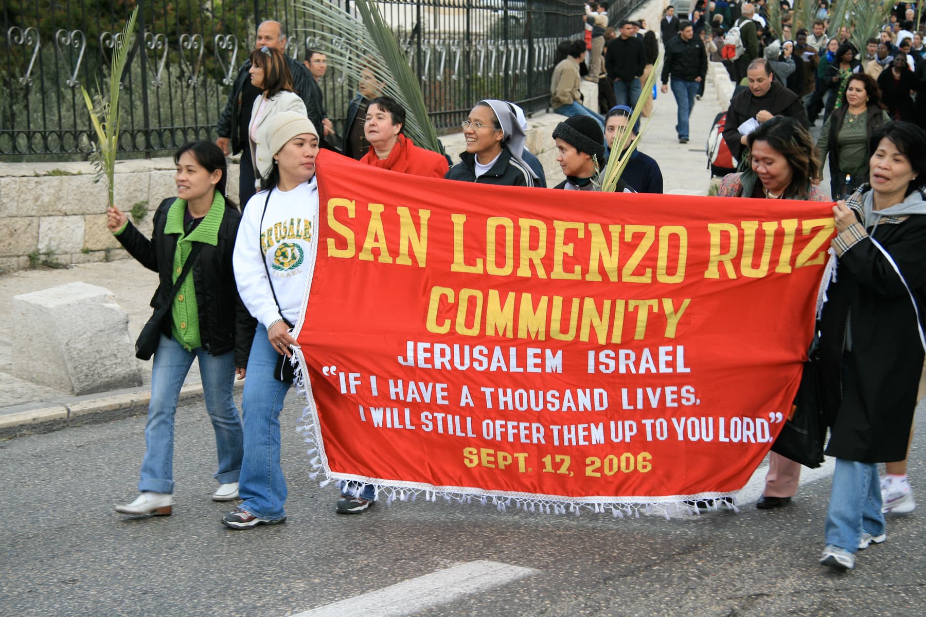 Pilgrims in Procession 3
