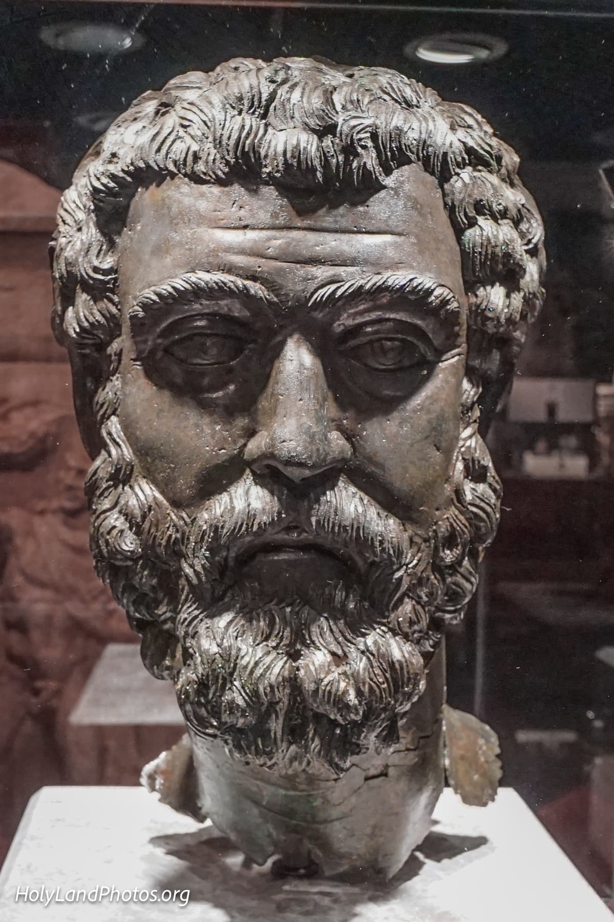 Bronze Head of Emperor Septimus