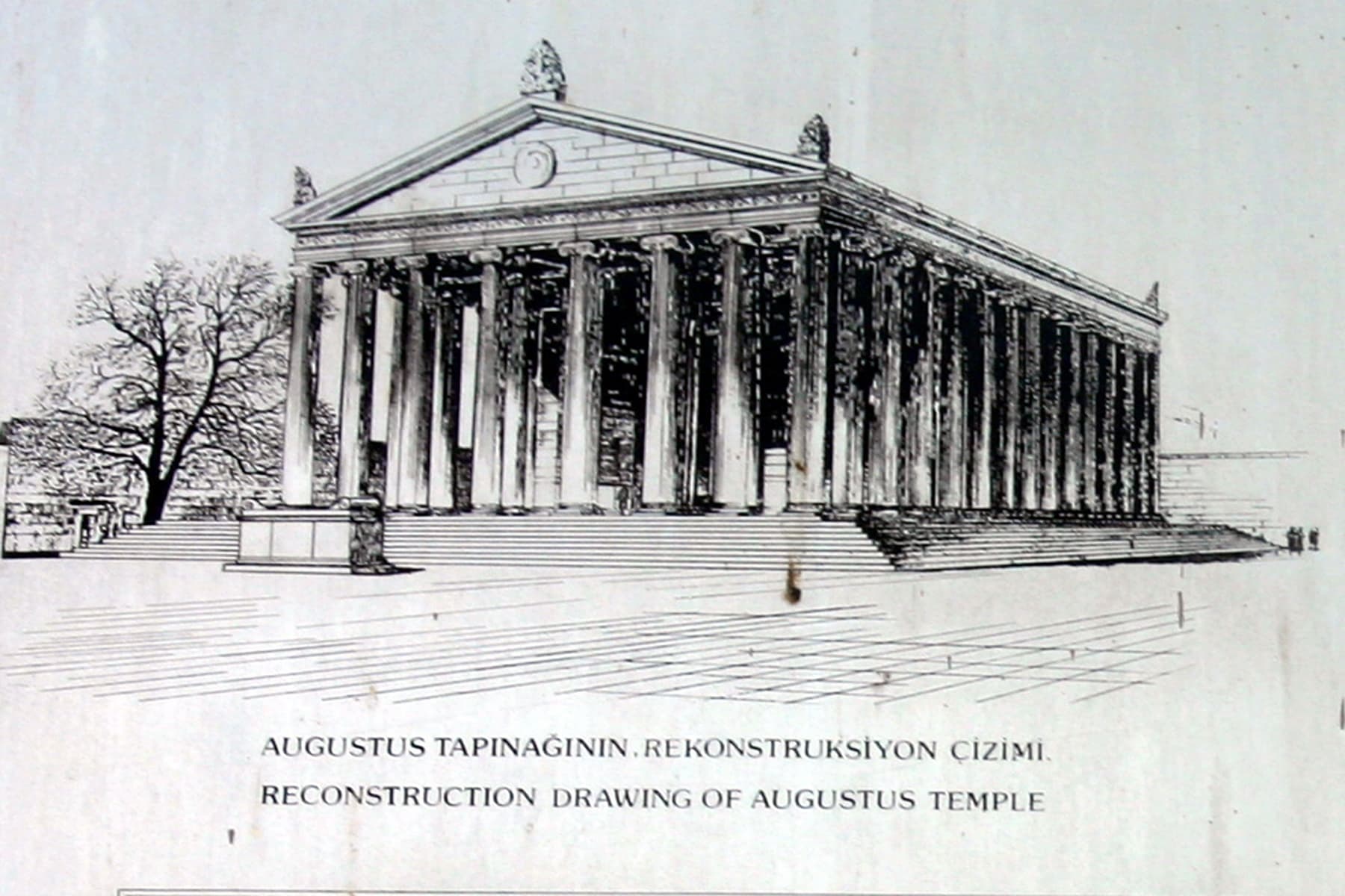 Drawing of Temple