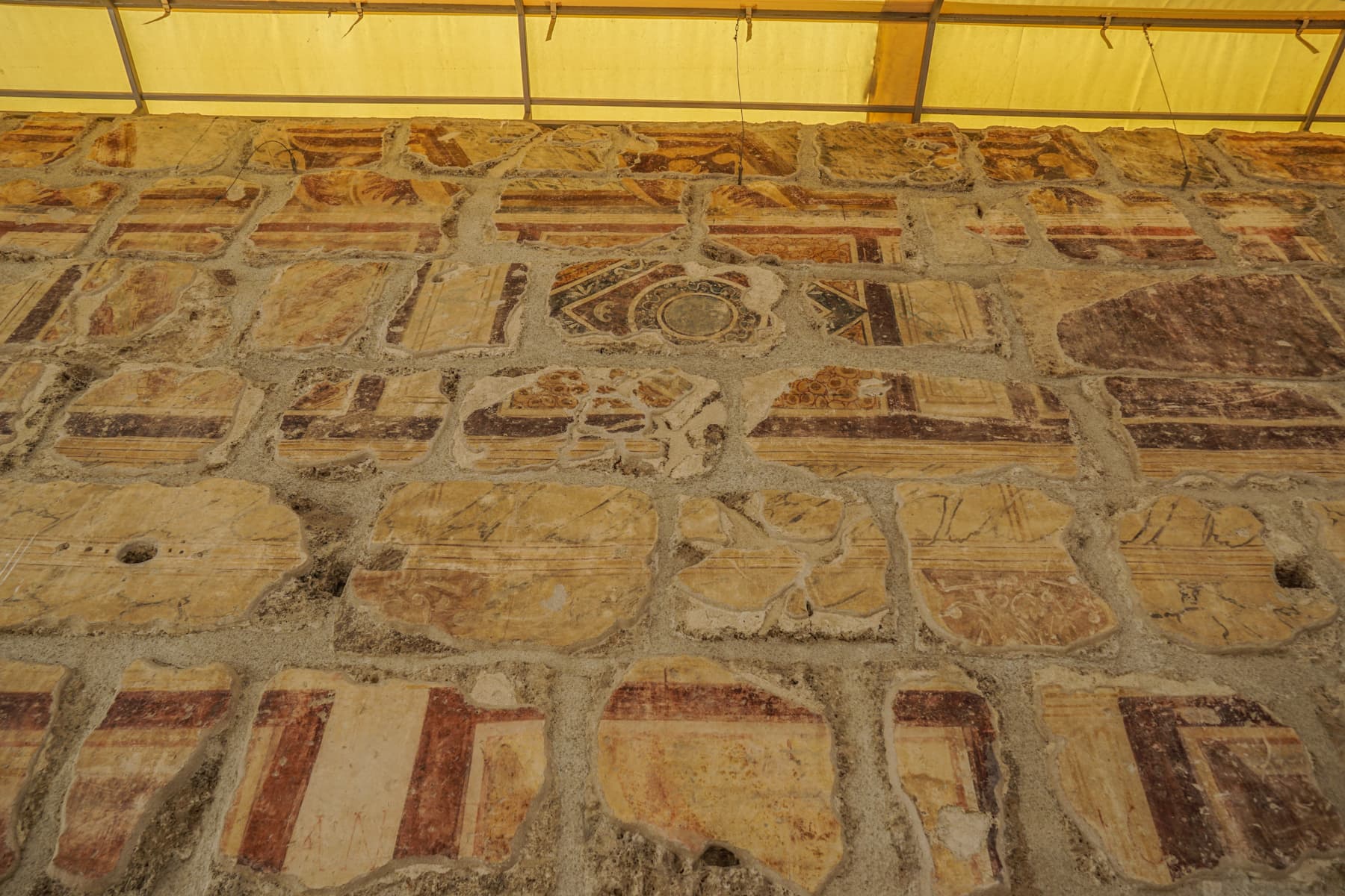 Frescoed Wall Close Up