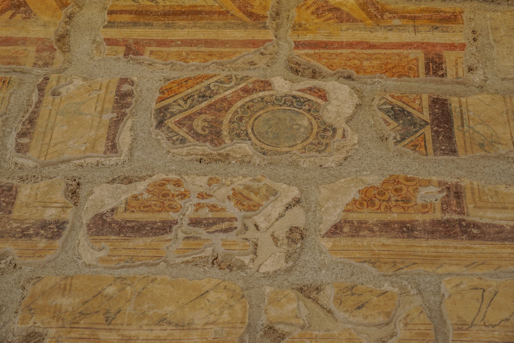 Frescoed Wall Detail