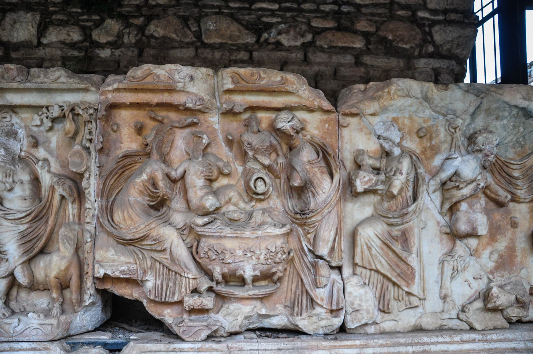 Bathing of Dionysus Detail