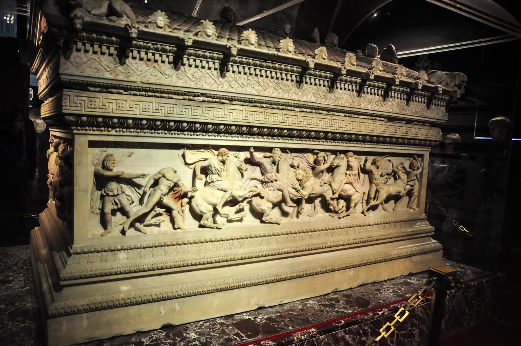 Alexander Sarcophagus Lion Hunt